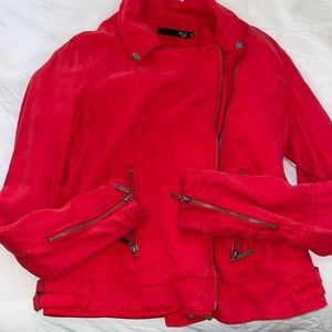Red jacket